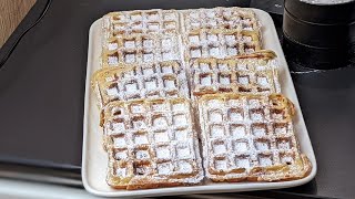 QuarkwaffelnOmis Blitzrezeptgeheimes Rezeptsehr leckerWonderwaffel [upl. by Eenafets]