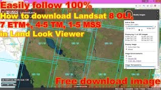 How to download Landsat 8 OLI 7 ETM 45 TM 15 MSS [upl. by Kenwee]