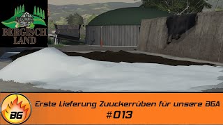 LS19  Bergisch Land 013  Erste Lieferung Zuckerrüben für unsere BGA  FS19  Lets Play HD [upl. by Ahsoem]