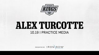 Forward Alex Turcotte  1019 LA Kings Practice in El Segundo [upl. by Aleck793]