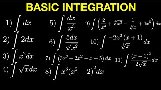 Basic Integration Using Power Formula [upl. by Anerehs]