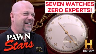 Pawn Stars Top 7 MOST EXPENSIVE Watches [upl. by Rivalee]