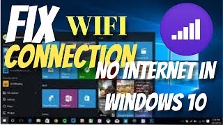 Connected but No Internet Access Windows 10 FIX [upl. by Ardnal]