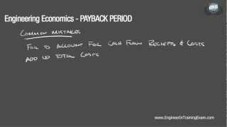 Payback Period  Fundamentals of Engineering Economics [upl. by Swayne]