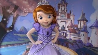 Meeting Sofia the First at Disneys Hollywood Studios w Disney Junior Background Walt Disney World [upl. by Keener]