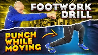 Boxing Footwork Synchronize Your Punching and Footwork with this Drill [upl. by Goulder687]