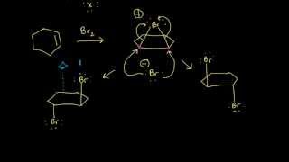 Halogenation  Alkenes and Alkynes  Organic chemistry  Khan Academy [upl. by Nabi783]