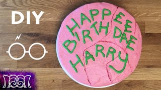 Harry Potter Birthday Cake  DIY [upl. by Krasner]