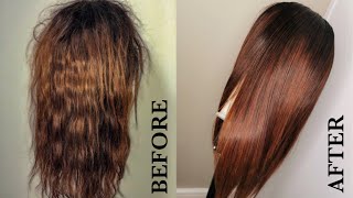 How To Bring Your Wig Back To Life ✨ ACV Hair Detox [upl. by Nyllewell]