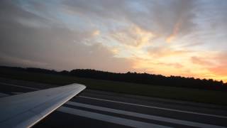 HD American Eagle EMB145 Sunrise Takeoff Richmond International Airport RIC [upl. by Nohtan]