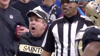 RobeyColeman Lays Out Lewis NO PASS INTERFERENCE CALL  Rams at Saints  NFC Championship [upl. by Geminius]