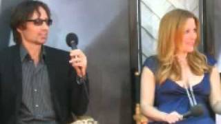 Audio Interview of Gillian Anderson and David Duchovny in 2008  Part 1 of 2 [upl. by Arimat467]