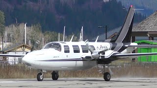 Fastest Twin Piston Aircraft  Piper Aerostar 702P Takeoff [upl. by Tareyn]