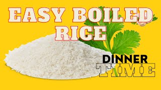 How to Cook Rice  Perfect Boiled Rice  Anyone Can cook Rice [upl. by Bernat]