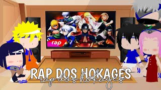 🍜°·Time 7  hinata REAGINDO ao Rap dos hokages·° Especial de 11k GC [upl. by Adnauqahs]