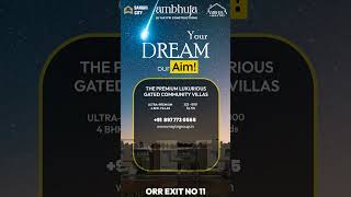 Ambhuja by Maytri 🌟—luxury villas near ORR Hyderabad Gated green and packed with amenities 🏡✨ [upl. by Tserof]