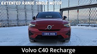 2024 Volvo C40 quotExtentedquot Single Motor 252hp  Walkaround  Acceleration  Fly by  Range test  4K [upl. by Stefania]