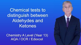 A Level Chemistry Revision Year 13 quotChemical tests to distinguish between Aldehydes and Ketonesquot [upl. by Arbe838]