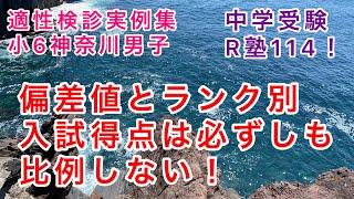 中学受験R塾114！日能研偏差値520〜530、適性検診実例集小6神奈川男子。偏差値と入試得点は必ずしも比例しない！偏差値だけで学校選定するのは非常に危険だ！ [upl. by Gebhardt]