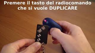 RA616 Radiocomando 4 tasti compatibile 433 MHz [upl. by Nylirret522]