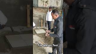 Tile Mason interview video viralvideo construction kamalpandey tiles mason interview 💟🙏 [upl. by Sybille]