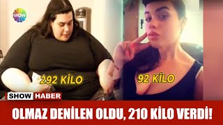 Olmaz denilen oldu 210 kilo verdi [upl. by Notgnirrab]