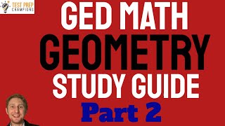 Ultimate GED Math Geometry Study Guide to Pass Faster in 2024 Part 2 [upl. by Aelber809]