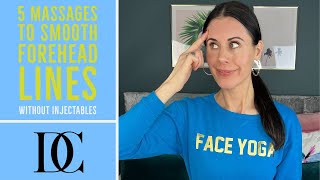 5 Massages To Smooth Forehead Lines Without Injectables [upl. by Niaz368]