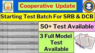 DCCB TEST BATCH UPDATE  Cooperative EXAM Test batch Available  SRB amp DRB Test batch  50 Tests [upl. by Kyd]