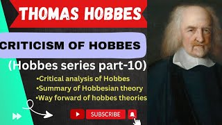 Critical Analysis of Hobbes Theory Criticism of Hobbes  Western Thought GraduationIASPCS [upl. by Emlynn637]