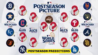 MLB Playoff Bracket Predictions 2024 [upl. by Acirretal]