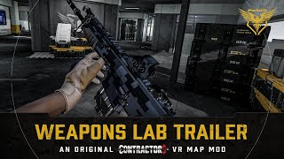 Contractors VR  Aerosphere Weapons Lab Gameplay Trailer [upl. by Reyaht]