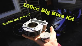 How To Install a 100cc Big Bore Kit huge upgrade [upl. by Hephzibah]