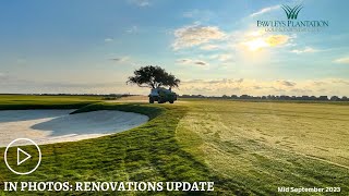 Pawleys Plantation Golf Club In Photos Renovations MidSeptember 2023 [upl. by Pavla]