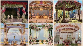 Beautiful Mandap decor ideasElegant wedding decor ideasIndian wedding decorationsTrendy Mandaps [upl. by Nylatsirhc]