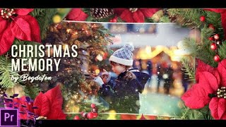 Premiere Pro Template Christmas Memory [upl. by Leslie]