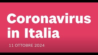 Coronavirus bollettino dell 11 ottobre 2024 [upl. by Notac586]