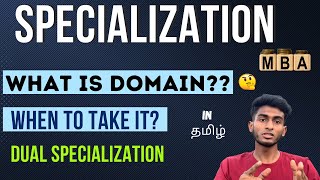 MBA Specialization complete guide  When to take domain  Dual specialization mba  RICHARD JOSHUA [upl. by Woll88]