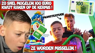 HIJ RAAKT €100 KWIJT OP DE KERMIS  😱 EN WORDT MISSELIJK  De Bakkertjes 901 [upl. by Enaira]