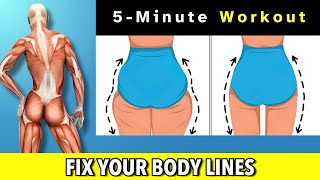 5 MIN HIP DIPS WORKOUT  Get WIDER HIPS Faster [upl. by Aerehs747]