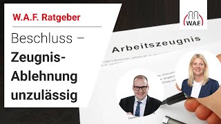 Arbeitgeber darf sich nicht vom Zeugnis „distanzieren“  Betriebsrat Video [upl. by Kruse]