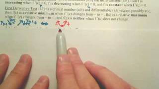 33 Overview of Increasing amp Decreasing Functions and the 1st Derivative Test  Calculus [upl. by Fabrianne231]