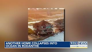 Another Rodanthe home collapses the sixth since May [upl. by Metsky]