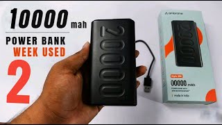 Ambrane Power Bank 10000mah Review ⚡ Best Power Bank Rs699 100newtranding 1001k1millionnew [upl. by Kylynn454]