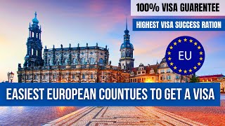 10 Easy European Countries to get Visa  Highest Visa Success Ratio [upl. by Skilken885]