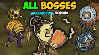 Defeating EVERY Boss as Wickerbottom NEW Rework [upl. by Kingdon157]