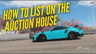 How to Sell a Car on the Auction House in Forza Horizon 4 [upl. by Bowyer453]