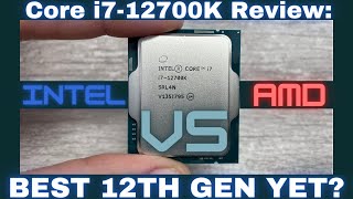 INTEL CORE i712700K REVIEW RYZEN 7 5800X KILLER [upl. by Sandberg447]