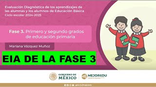 Soy Docente FASE 3 PRIMERO Y SEGUNDO GRADO DE EDUCACIÓN PRIMARIA EIA [upl. by Goldsmith]