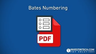 Able2Extract Professional 12 Bates Numbering [upl. by Seigler358]